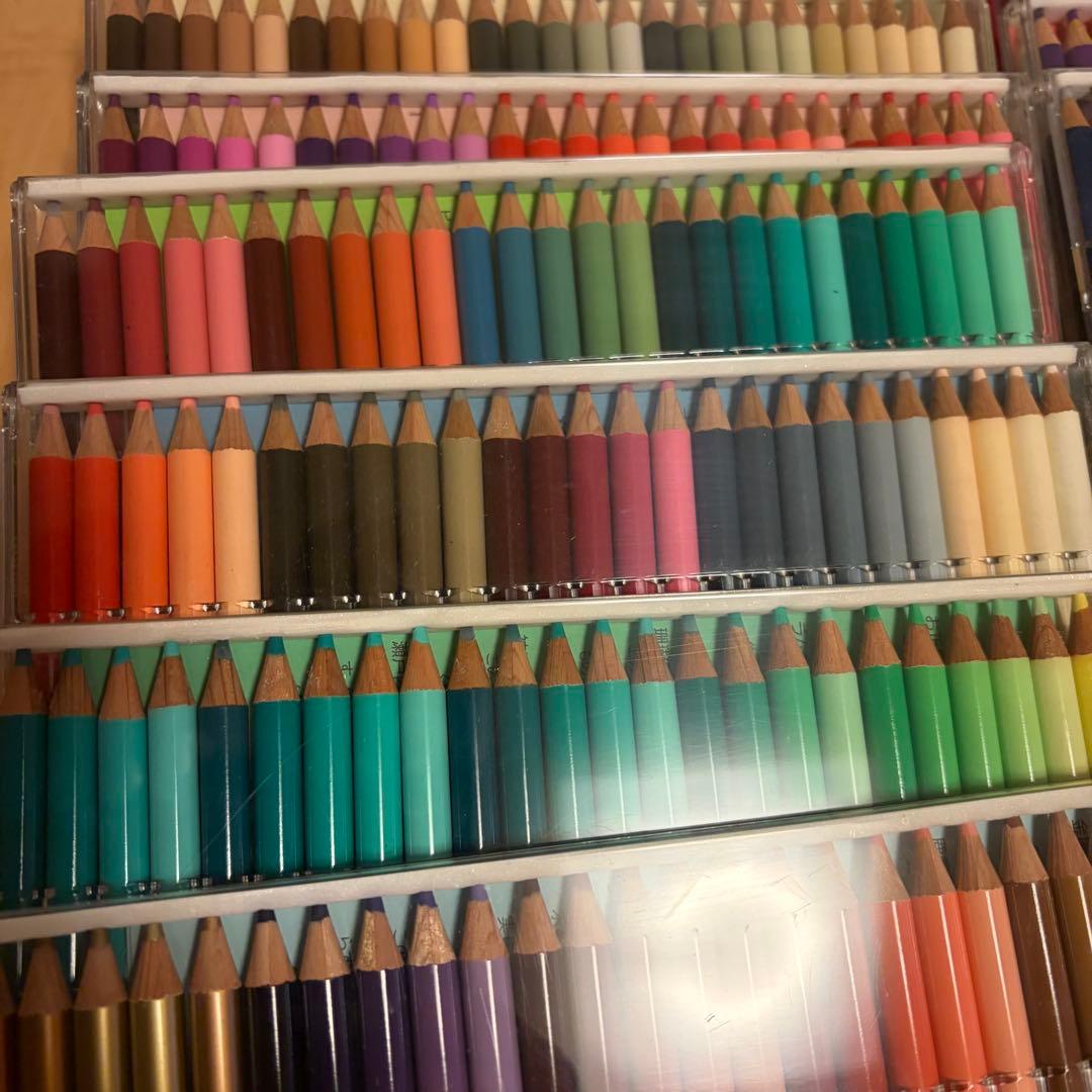 フェリシモ　ミニ色鉛筆　525本　限定カラー付き