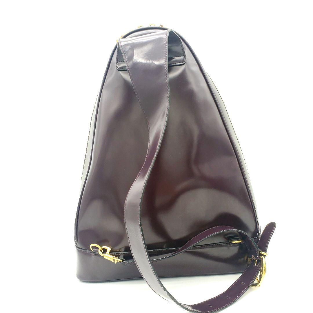 希少色✨GUCCI グッチ ショルダーバッグ ボディバッグ パープル系 バンブー