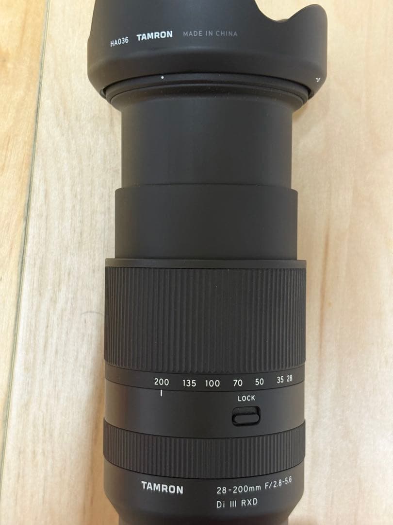 TAMRON Di III RXD 28-200mmズームレンズ