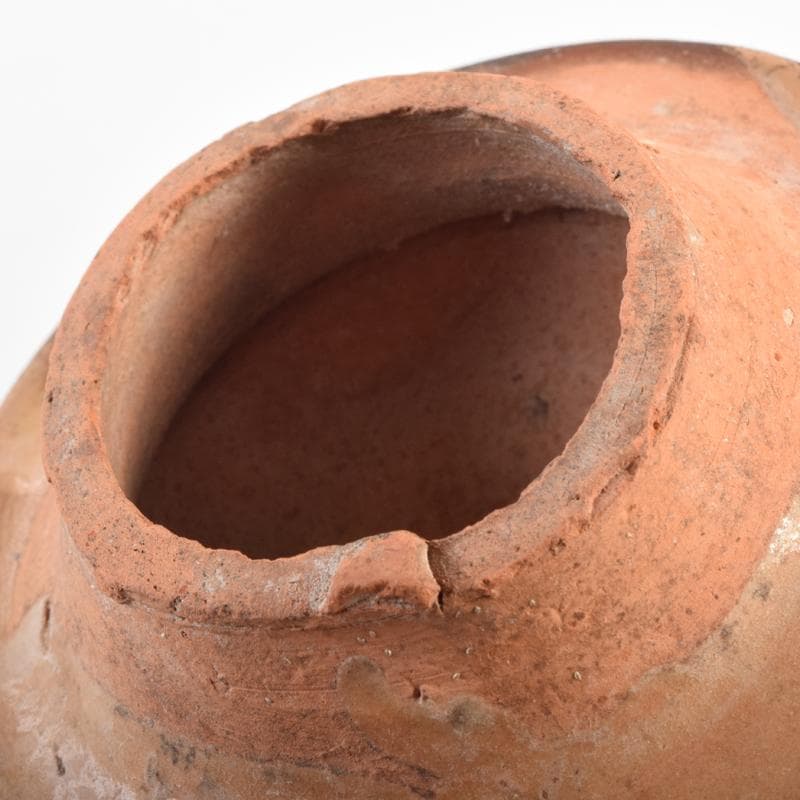 中国　唐三彩　花文　蓋壷　蓋物　C　6967