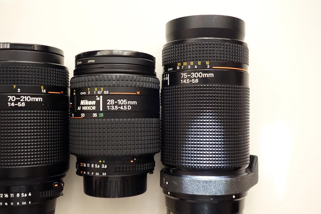 Nikon レンズ　４点　まとめ　ジャンク Q689