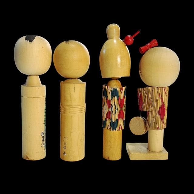 【日本伝統】こけし 小中サイズ 5.5～19.5cm おまとめ【25体セット】