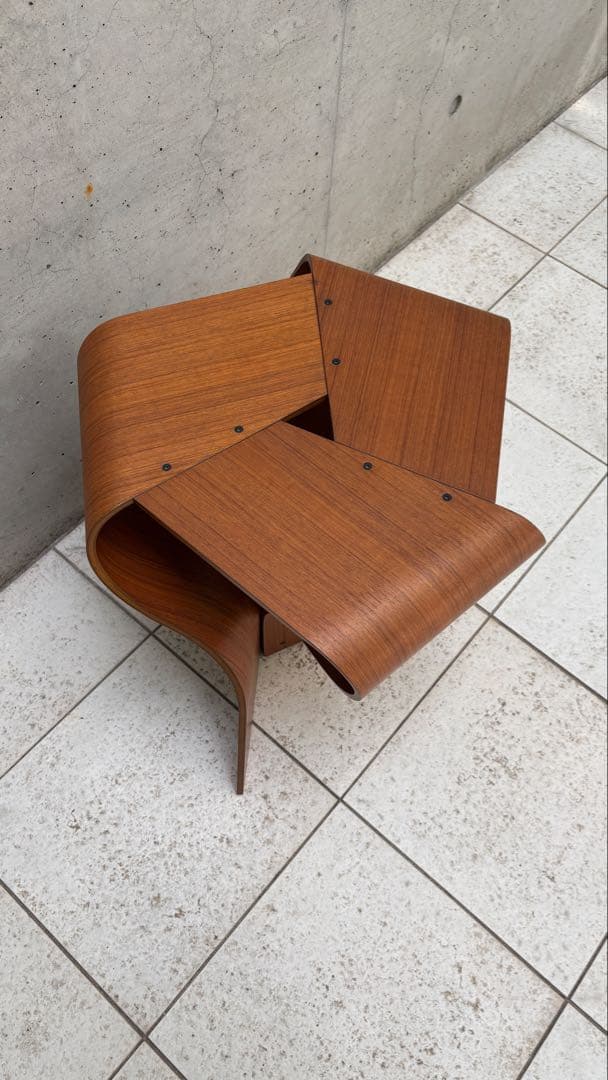 美品　マッシュルームスツール　天童木工