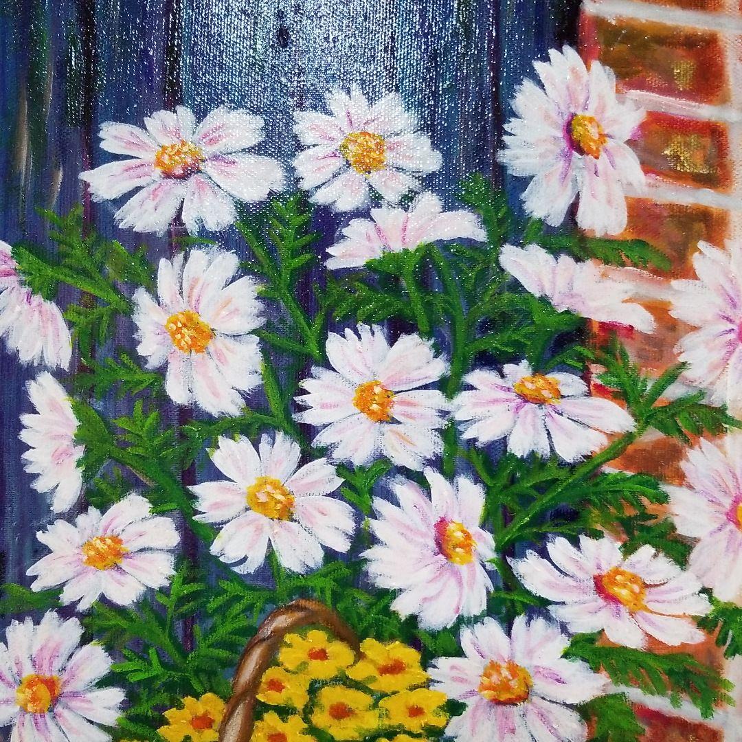 油絵　秋の収穫