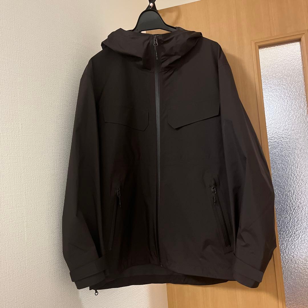 .*m様 ユニクロC ブロックテックパーカ XS ダークブラウン UNIQLO
