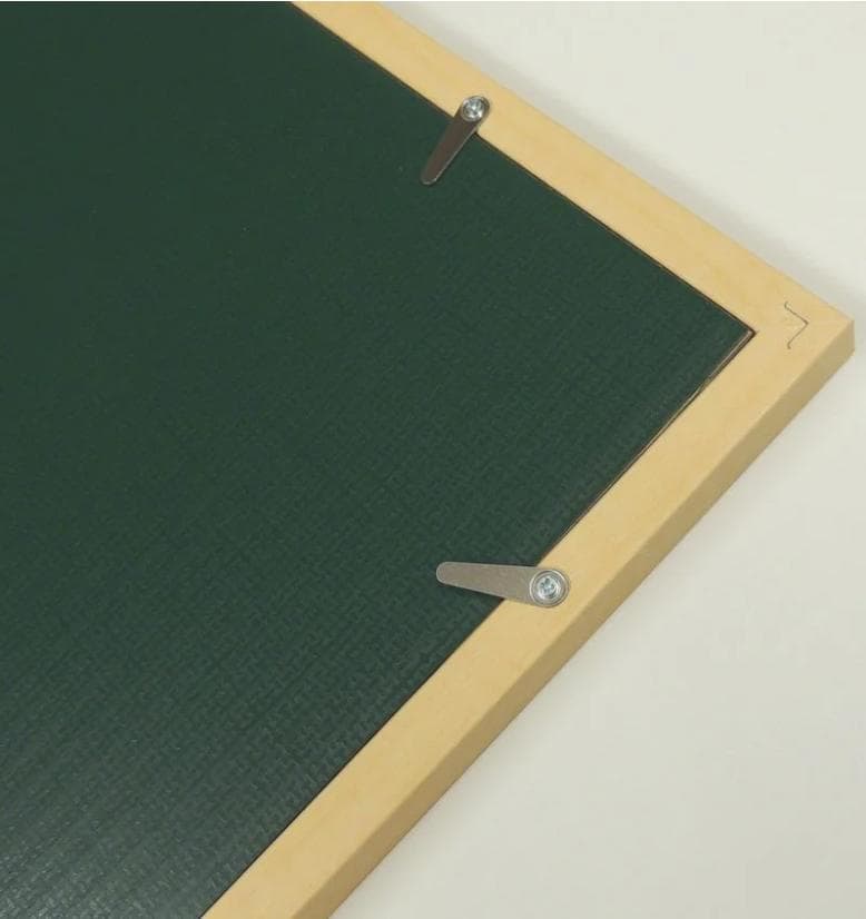 透明水彩画　原画　「雪原の朝焼け02」額縁付　風景画　F4サイズ