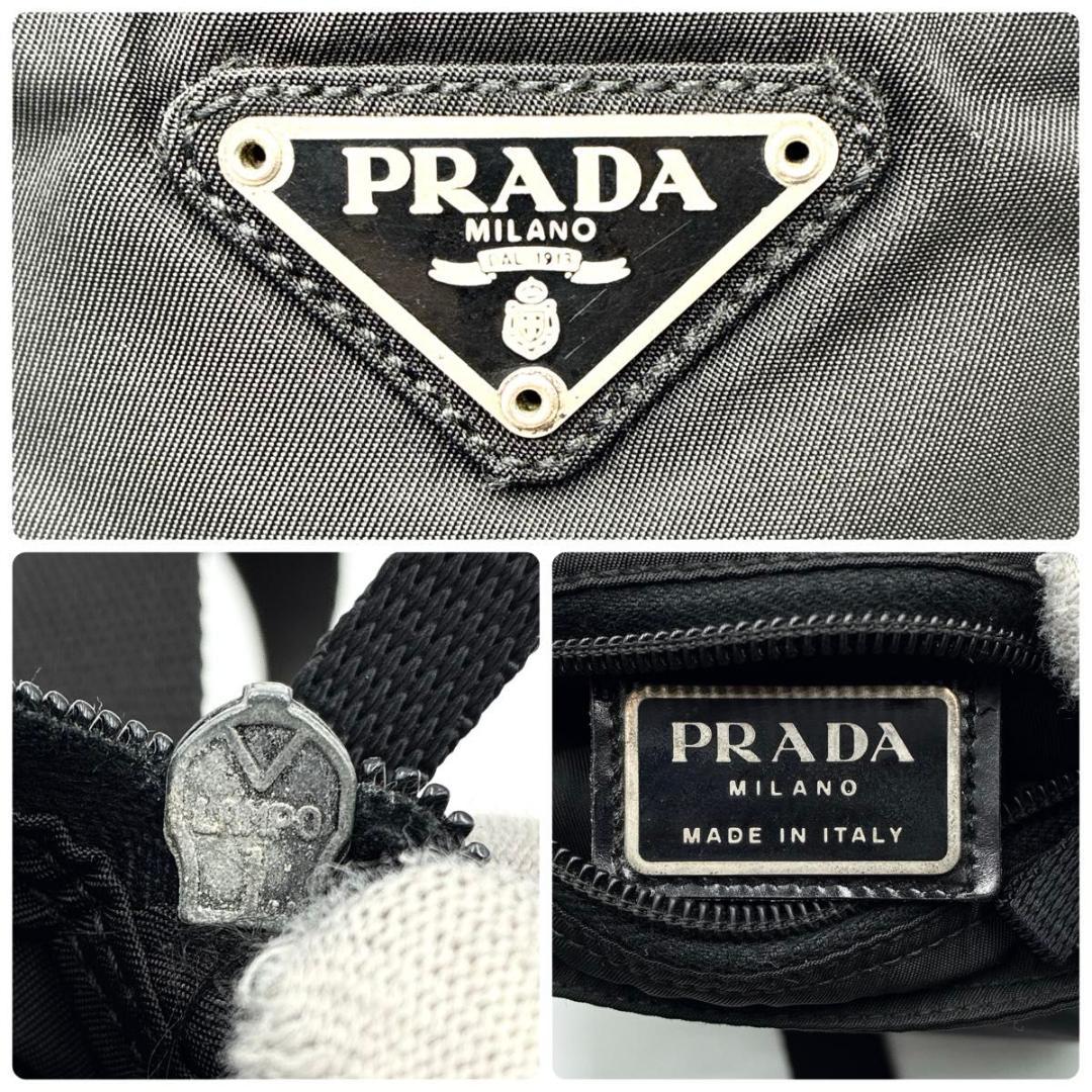みかこ　プラダ サコッシュ ショルダーバッグ ナイロン 三角ロゴ
