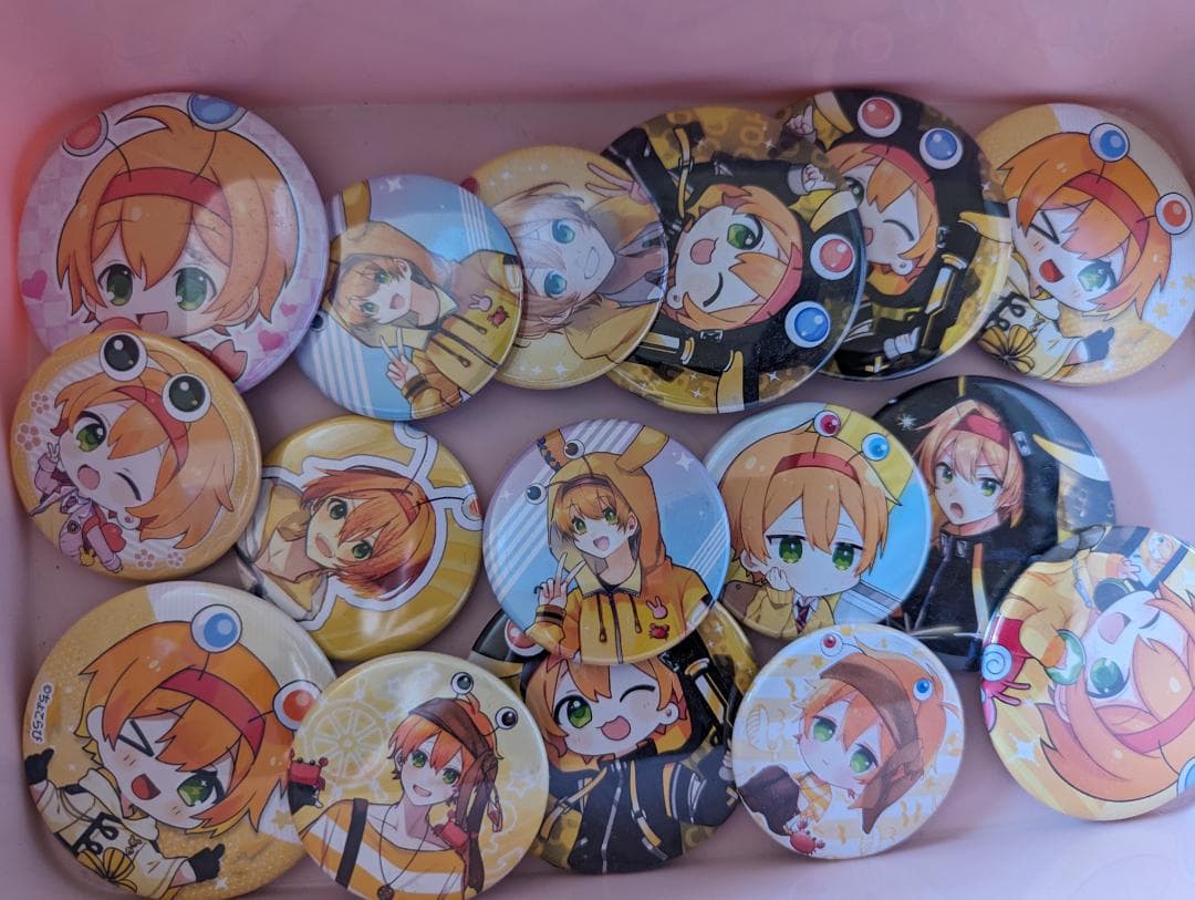 かにちゃん　缶バッジ