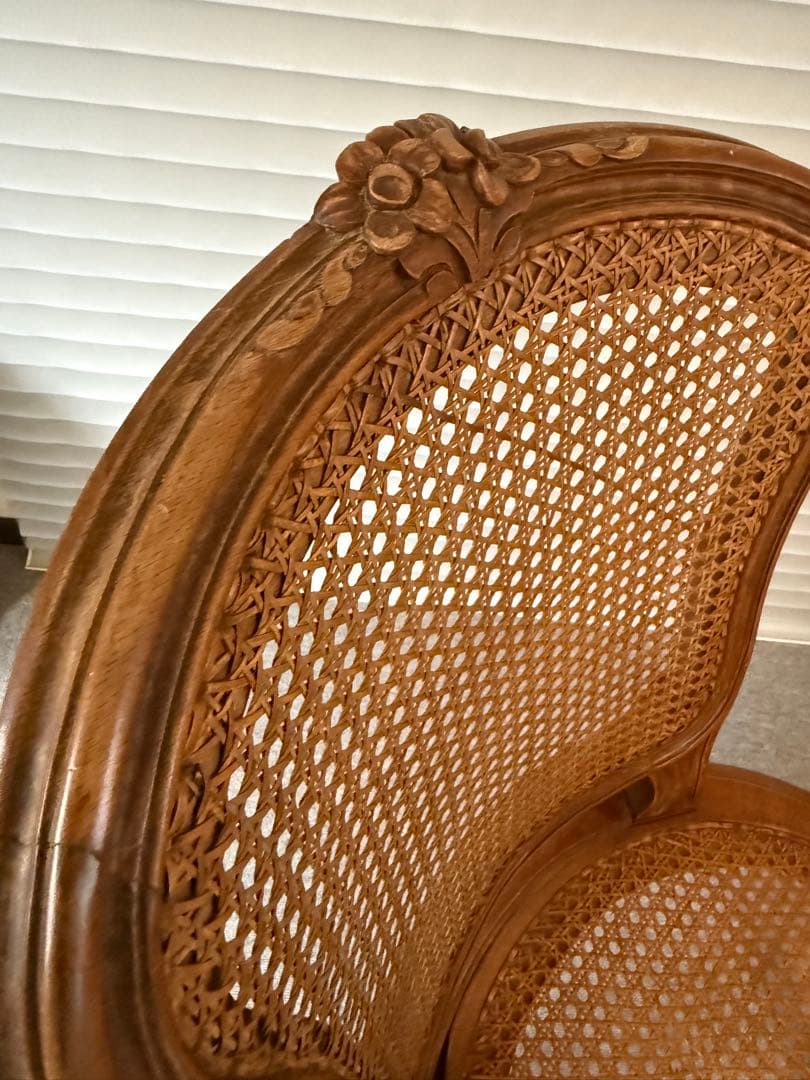 【2脚★刻印アリ】フランス アンティークチェア ダイニングチェア