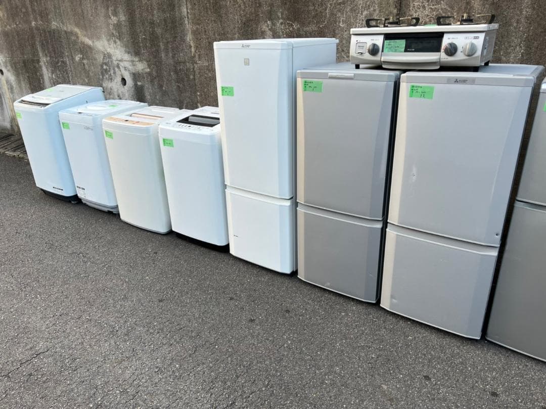 【高年式】一人暮らし用 冷蔵庫、洗濯機、炊飯器、電子レンジ お任せ4点セット