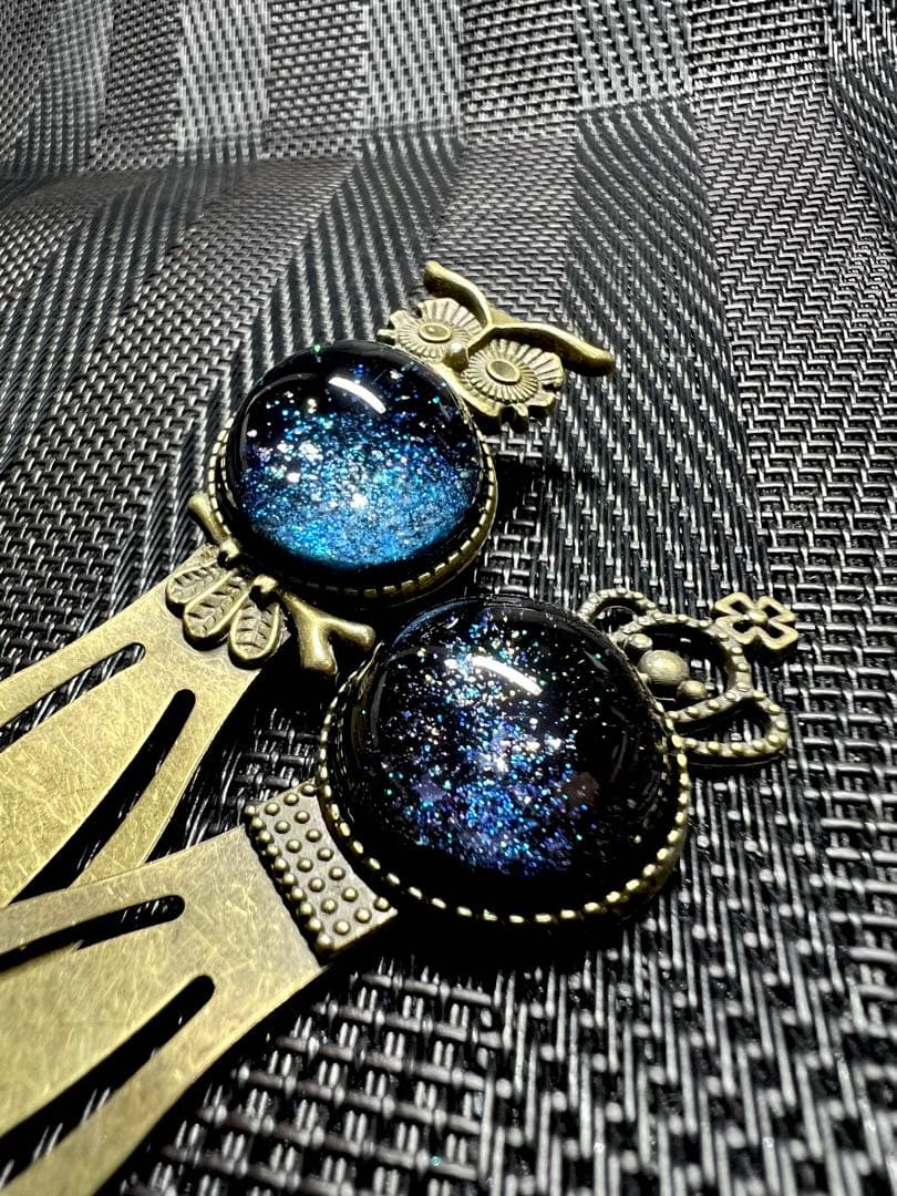 No.1381宇宙玉レジン/宇宙塗り【のんちゃん】