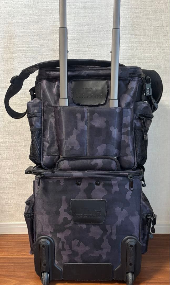 DJレコードバッグUDG SlingBag Trolley Setパープル迷彩