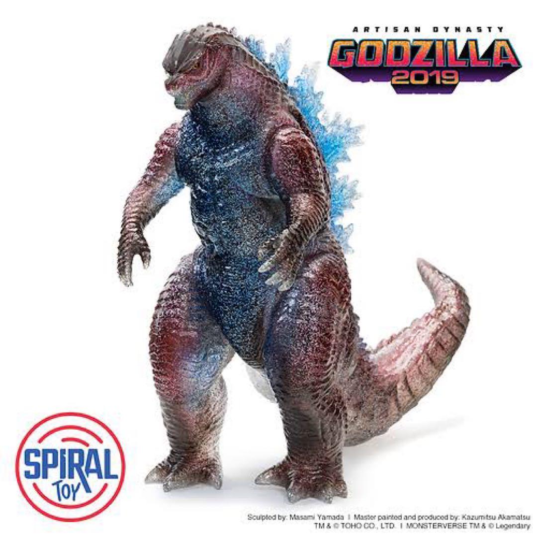 SPIRALTOYゴジラ2019ラメ入りソフビ 第一期　北米限定販売