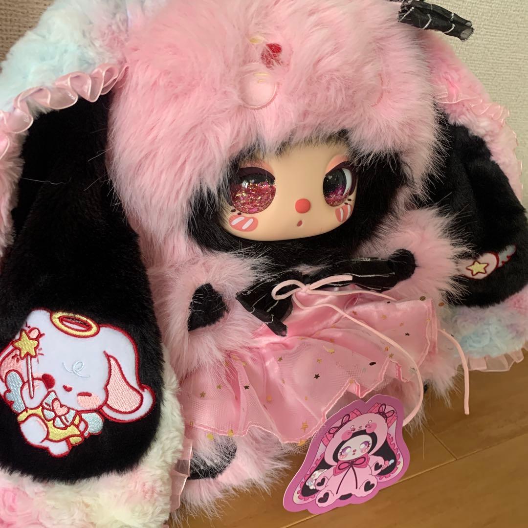 リラちゃんシークレット！ふわふわピンクぬいぐるみ