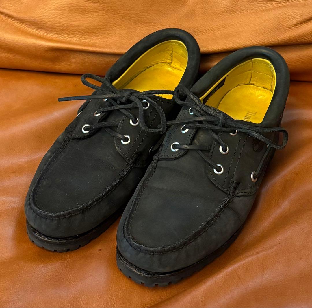 美品 ティンバーランド 3EYE CLASSIC LUG ブラック OVY