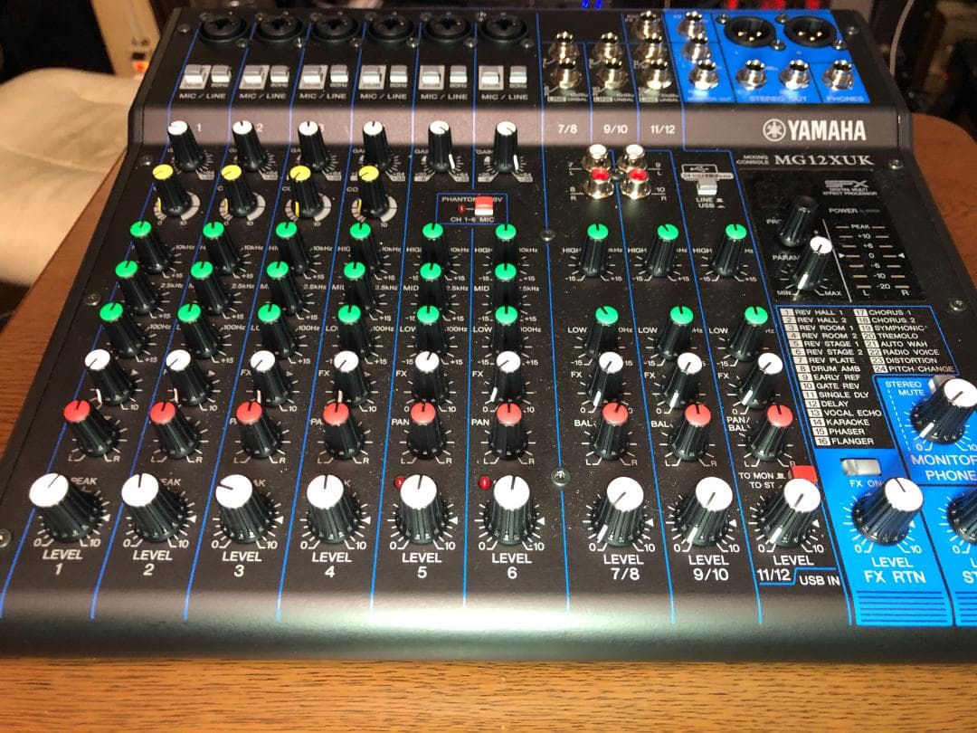 Yamaha MG12XUK アナログミキサー