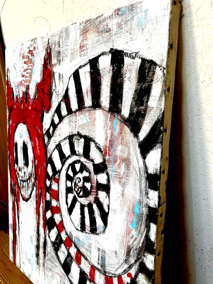 自作画　イラスト　キャンバス　油画　アクリル画