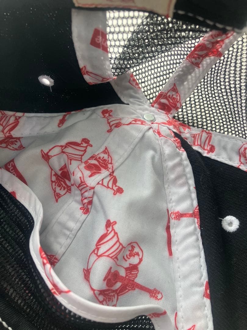 Supreme TRUE RELIGION ダメージ加工キャップ 黒