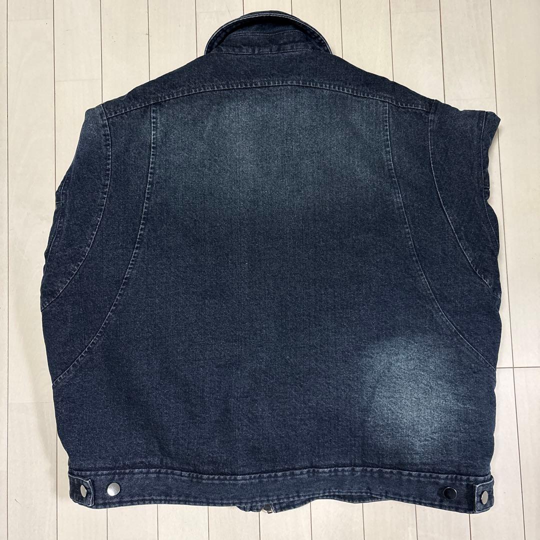 HARE ナカワタファイヤーマンバックルデニムブルゾン