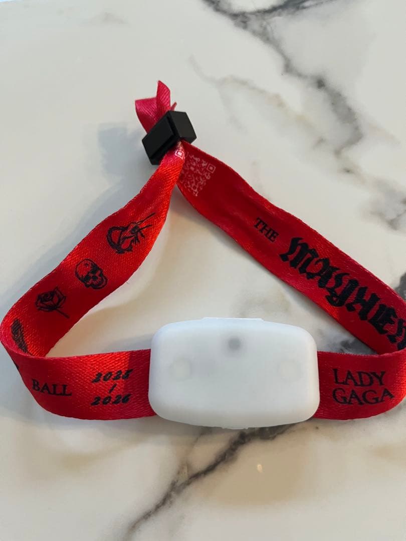 入場者限定品 レディ・ガガ ツアー Tシャツ 入場者特典 リストバンド付き