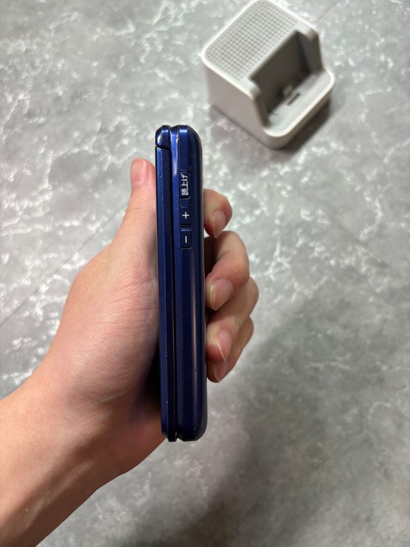 かんたんケータイライト　KYF43 ブルー　おまけ付き