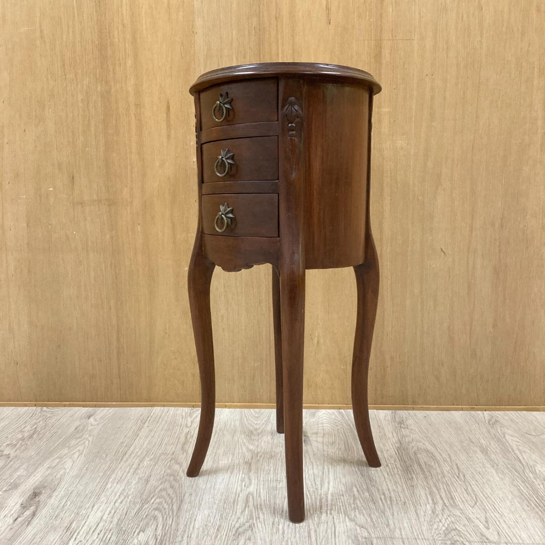 サイドテーブル　サイドチェスト　花台　木製　天然木