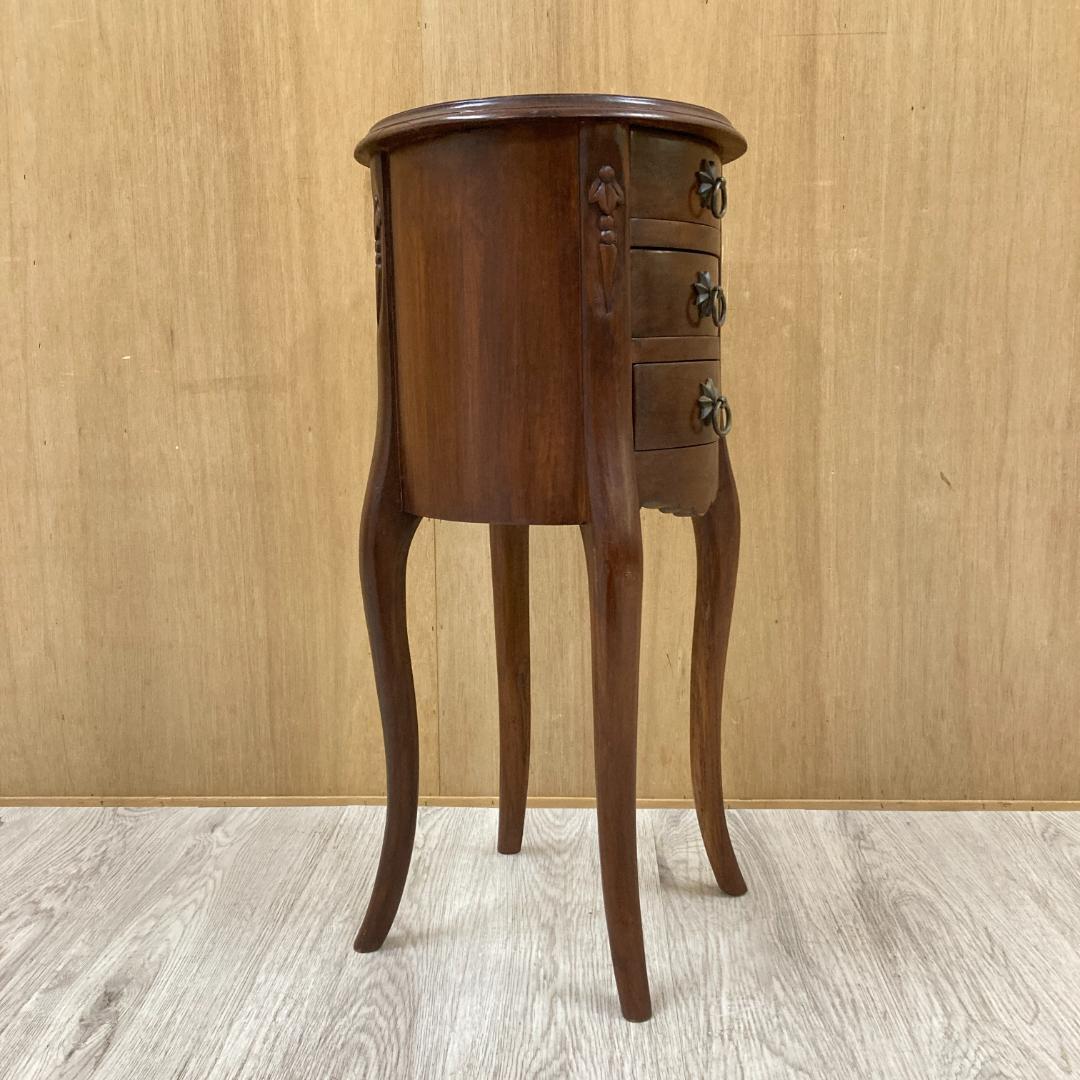 サイドテーブル　サイドチェスト　花台　木製　天然木