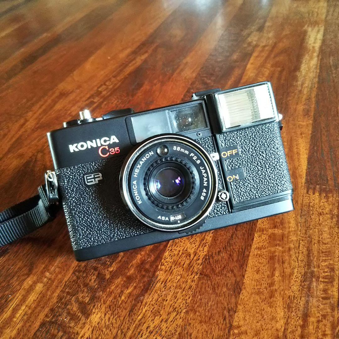 コニカ C35 EF 動作品！ Konica c35 EF フィルムカメラ