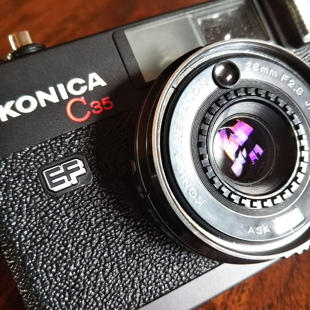 コニカ C35 EF 動作品！ Konica c35 EF フィルムカメラ
