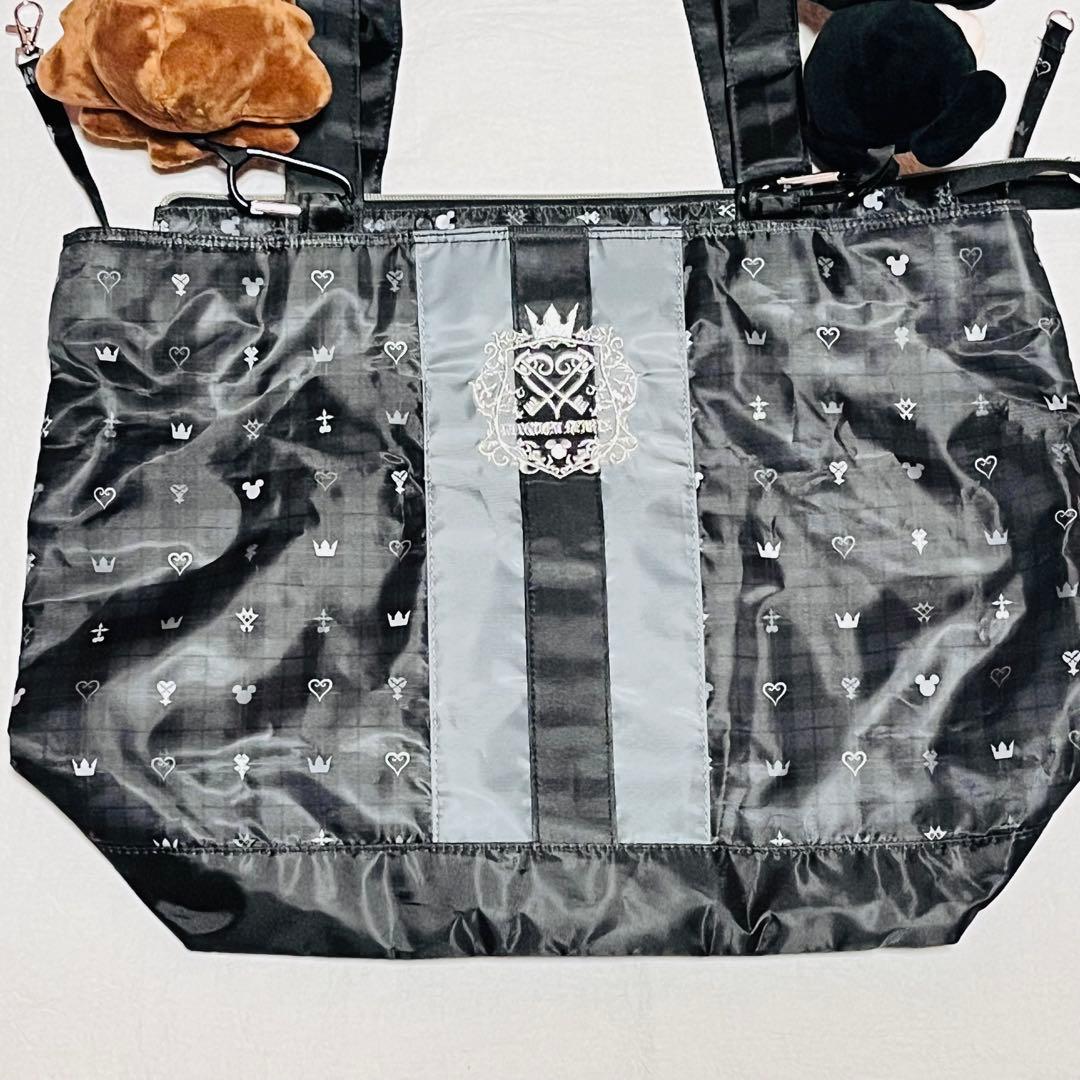 ディズニー　キングダムハーツ　トートバッグ　ソラ　王様ミッキー　ぬいぐるみ