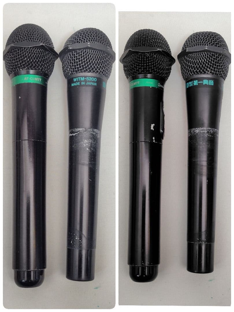 B040【ジャンク】カラオケ ワイヤレスマイク 6本セット レシーバー・充電器付
