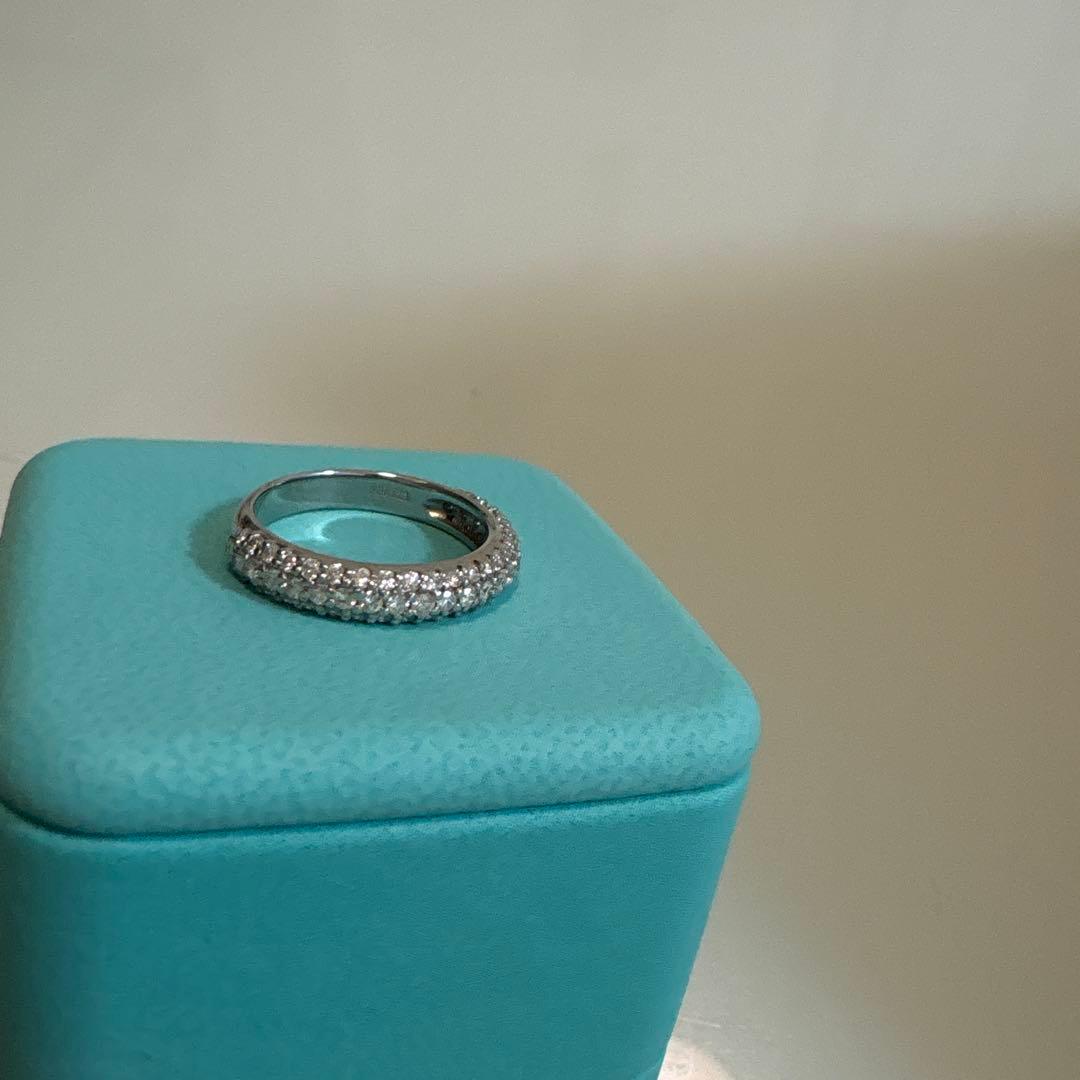 ポンテヴェキオダイヤパヴェエタニティリング　0.73ctティファニー　カルティエ