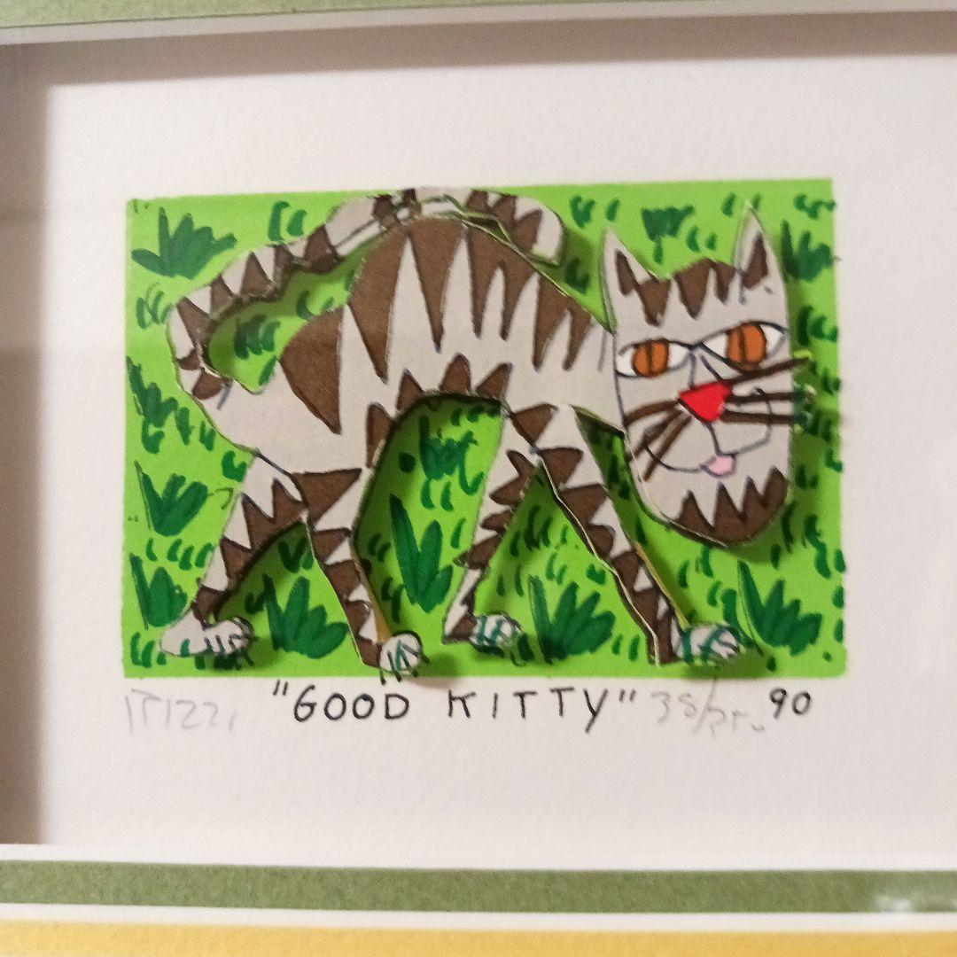 ジェームス・リジィ　3D シルクスクリーン ／GOOD KITTY