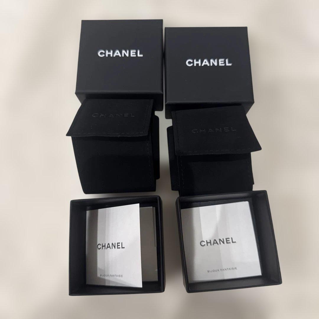 ♡*♡様 CHANELシャネル　黒箱アクセサリーケース空箱2個セット