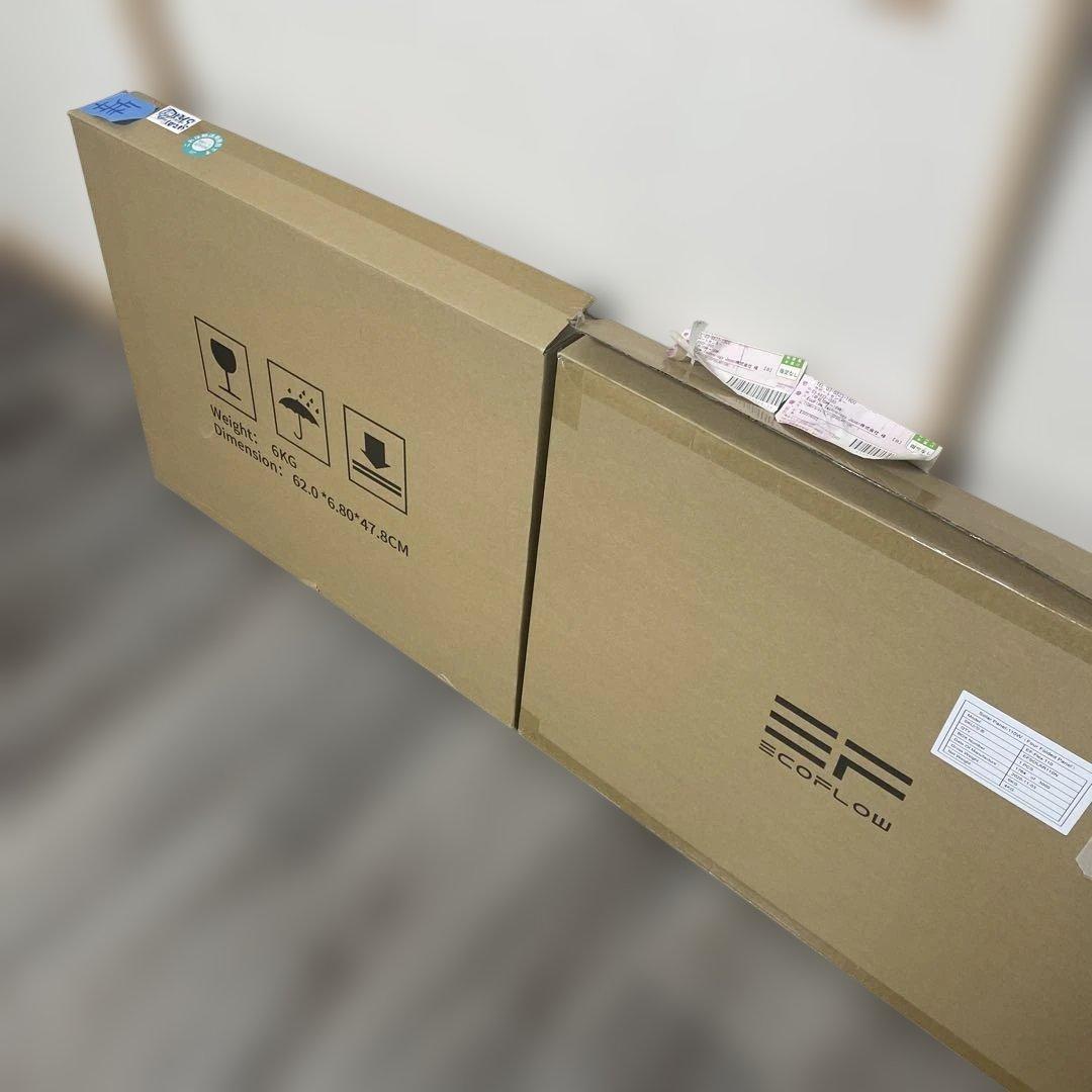 未開封新品　EcoFlow ソーラーチャージャー　110w 2枚セット