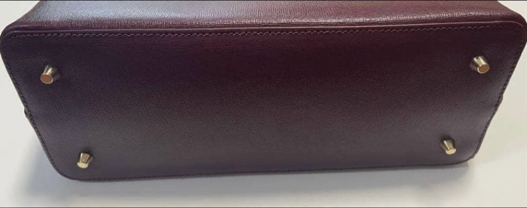 【超美品】フルラ　FURLA ハンドバッグ バーガンディー ショルダーバック