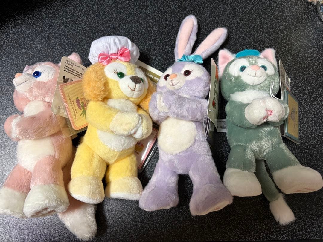 香港ディズニーランド　ポージープラッシー　４点セット