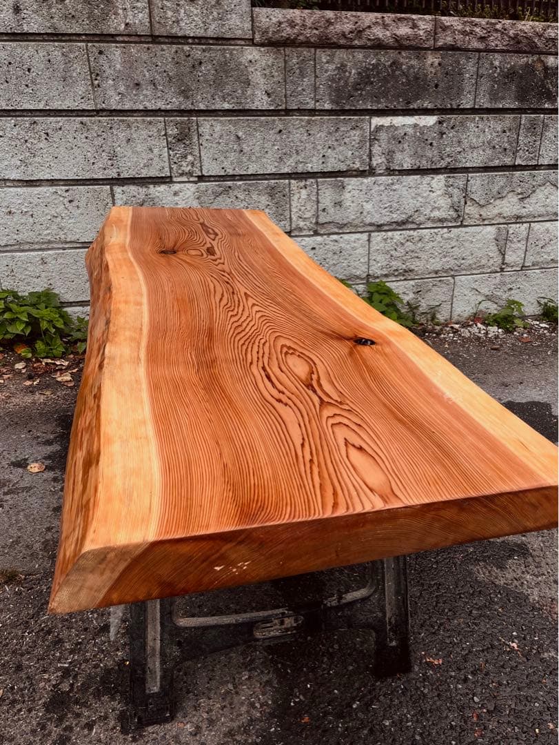 [セール品]紀州杉　一枚板　ダイニングテーブル