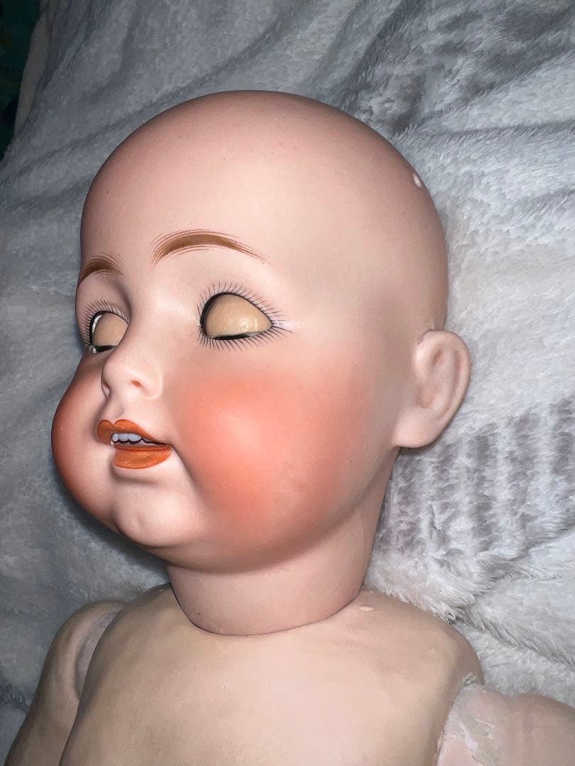 アンティークドール　ケストナー260ビスクドール　本物　女の子着せ替え美術芸術