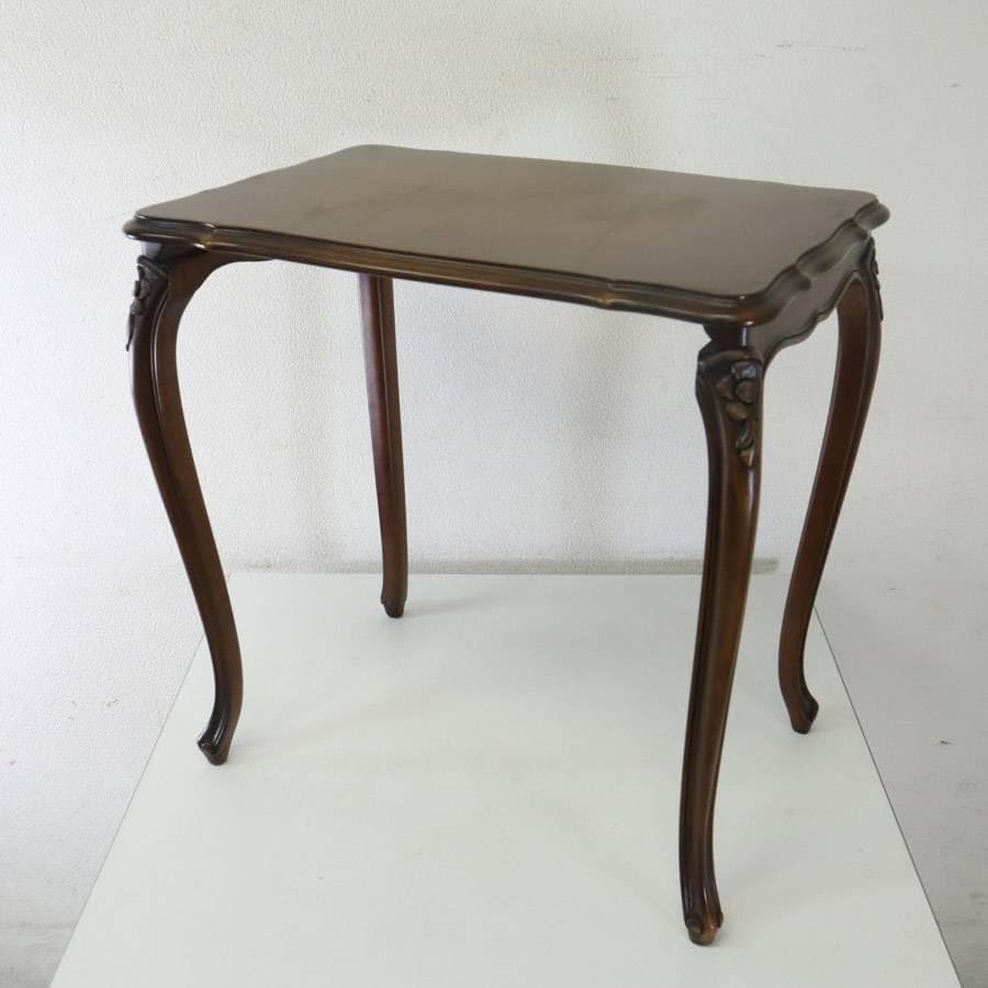 カリモク家具最高峰 ドマーニ ルイ15世 ネストテーブル 大 サイドテーブル