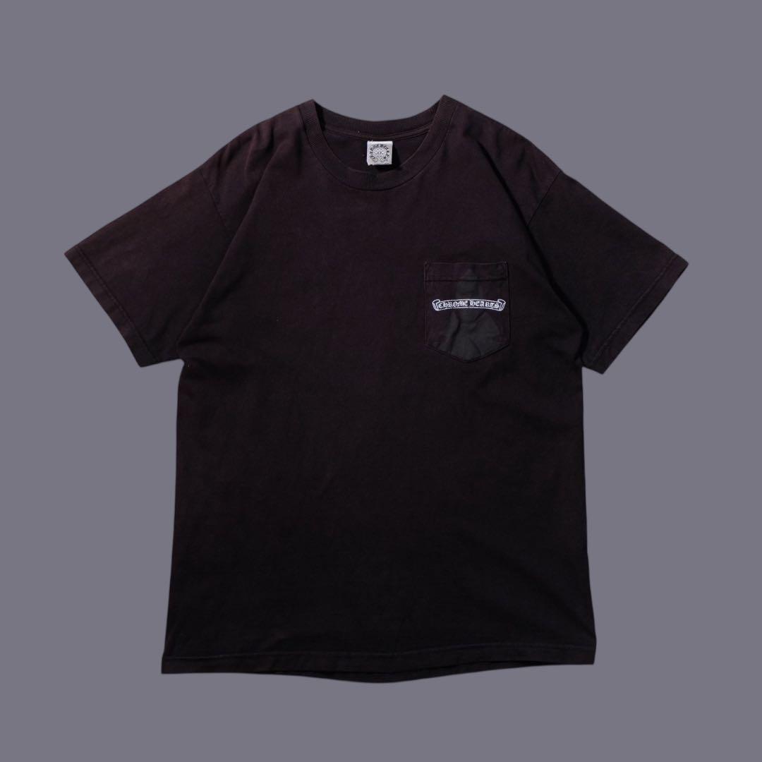 vintage クロムハーツ バックスクロールラベル ブラック L