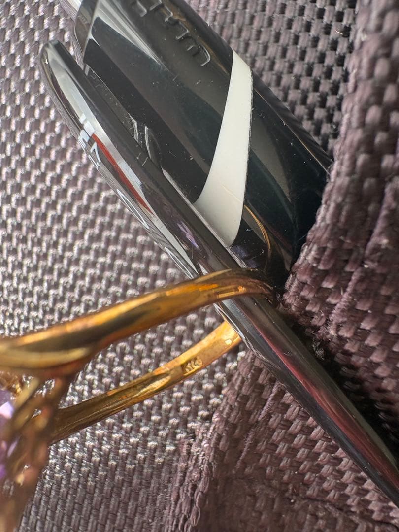 アメジストオーバルクラシカルカットリング