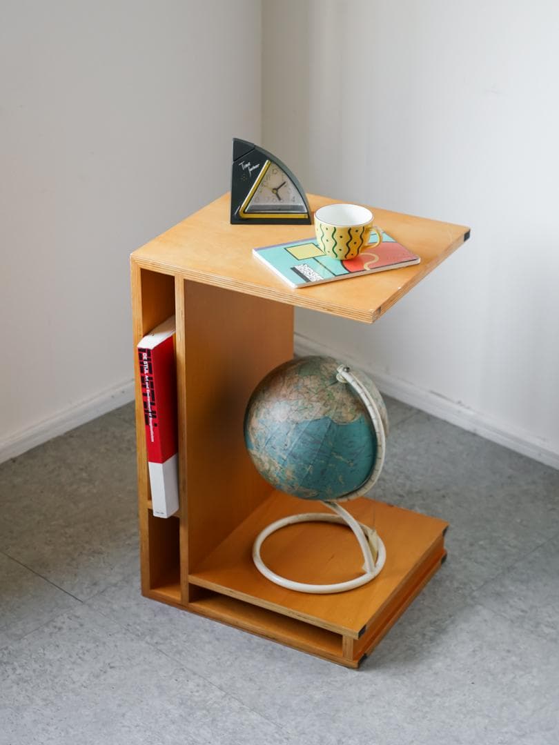 ヴィンテージ 木製テーブル/机 スツール 古道具 レトロモダン アノニマス