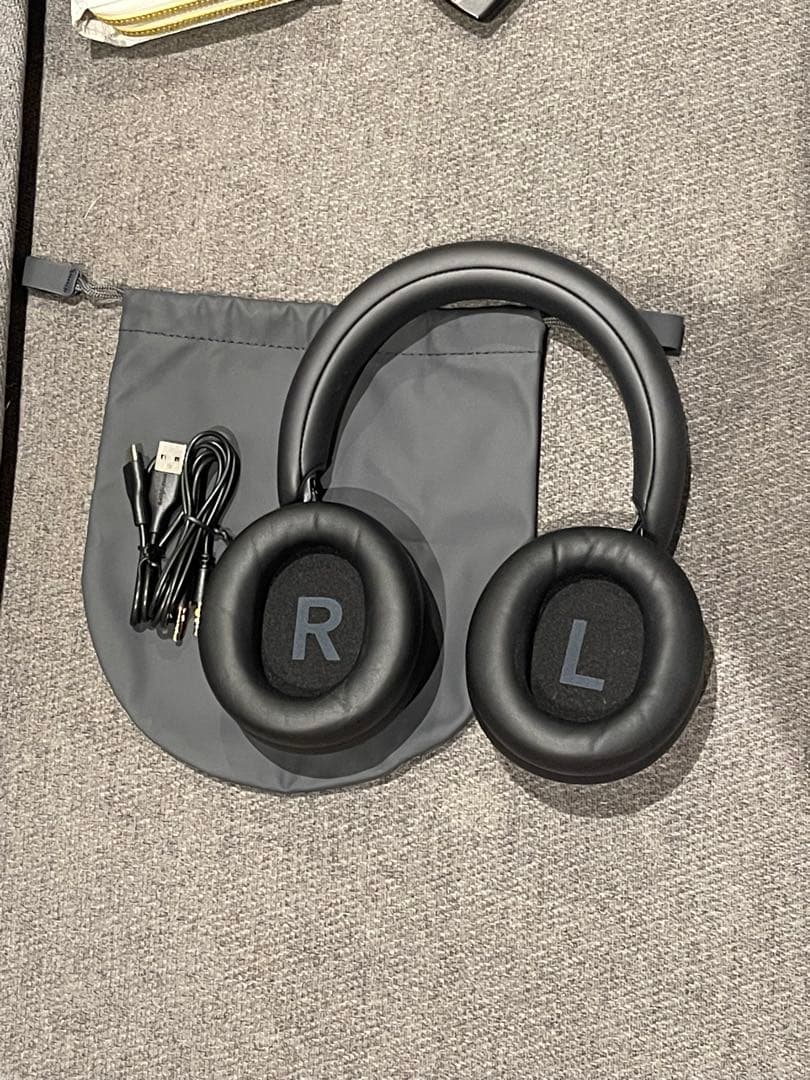 ワイヤレスヘッドホン ブラック SOUNDCORE SPACE1 PRO