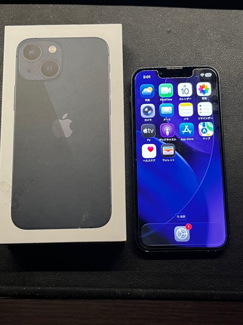 76% iPhone 13mini 128GB ミッドナイト SIMフリー
