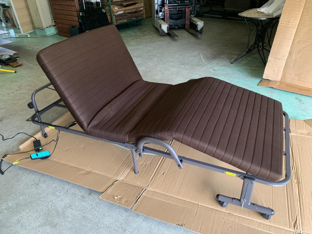 電動折りたたみベッド ダークブラウン CEB-8S(DBR)