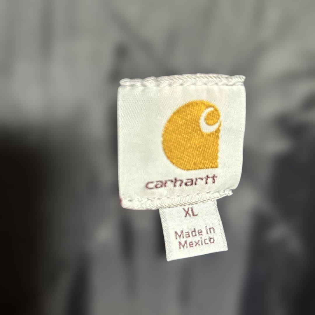 レア美品　Carhartt ダックベスト カーディナルレッドXL カレッジロゴ