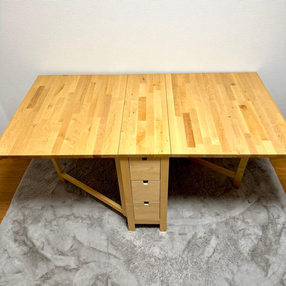 【美品/送料込】IKEA イケア NORDEN ノールデン ゲートレックテーブル