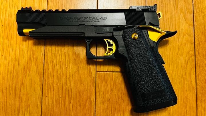 東京マルイ ハイキャパ5.1 ゴールドマッチ ガスブロ マガジン×2