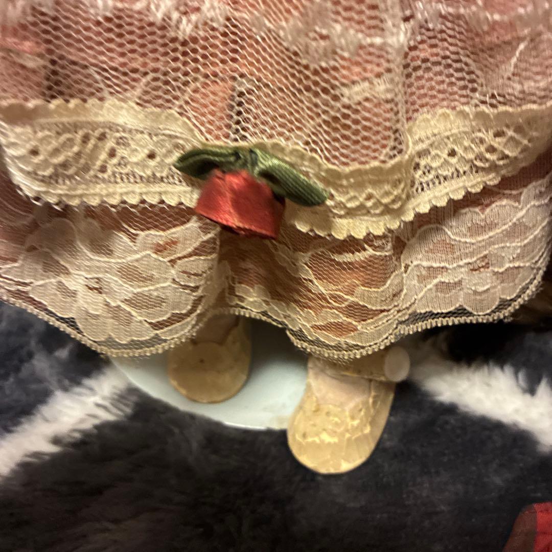 訳あり☆ビスク ドール アンティーク フレンチ 人形♡全ドレス付き ♡50.35